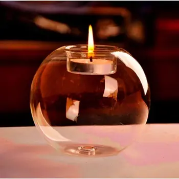 2020 חדש מגניב רומנטי קריסטל מחזיקי נרות מזכוכית ערב חתונה בר מסיבת חתונה עיצוב הבית שקוף פמוטים מחזיקי