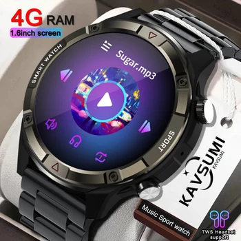 2023 חדש 454*454 מסך שעון חכם תמיד להציג את הזמן Bluetooth שיחה המוזיקה המקומית Smartwatch לגברים של Huawei טלפון Xiaomi