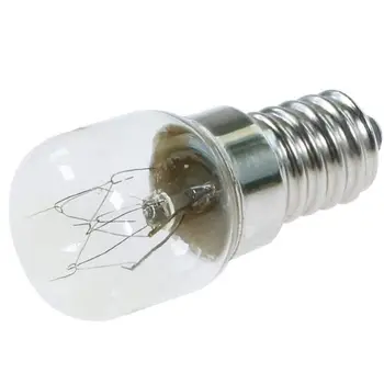 4pcs 15W E14 נורות מלח מנורת הנורה בורג זעיר נורות להגדיר זכוכית שקופה