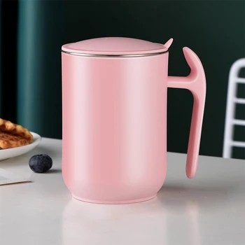 550ML אל חלד 304 בספל עם מכסה אנטי-לחלוט קיבולת גדולה מטבח כוס קפה Drinkware גביע עבור ילדים מבוגרים חדשים.