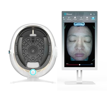 7 ב 1 נייד 3d העור מנתח מבחן מצלמה העור, השיער סורק 3d דיגיטלי עור הפנים מנתח המכונה