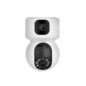 Binocular הצמדה מצלמה אלחוטית מעקב מצלמה 2MP HD WiFi צג מצלמת אבטחה האיחוד האירופי Plug
