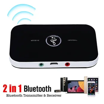 Bluetooth 5.0 משדר מקלט אודיו 300Mah סוללה 3.5 מ 