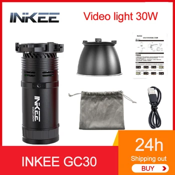 INKEE GC30 נייד 30W צילום המנורה דו-טמפרטורת צבע 2700-6500K נורות LED עבור Tiktok צילום וידאו כף יד אור