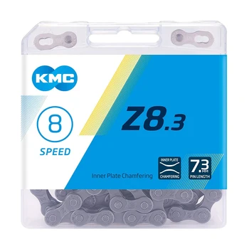KMC Z8.3 MTB אופני כביש שרשרת 7/8 מהירות שרשראות אופניים Z7 לשדרג 116 קישורים קסם אבזם מקורי קופסאות רכיבה על אופניים. החלק Shimano
