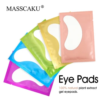 MASSCAKU נייר מדבקות טיפ מדבקה קצף ספוג רפידות העין העין הקלטות מקצועי באיכות גבוהה איפור סטנסיל עם משלוח חינם