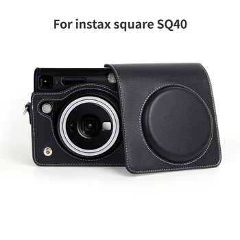 PU רטרו תיק המצלמה מתאימה Fujifilm Instax SQ40 מצלמה תיק וינטג ' עור PU מקרה המצלמה מתאימה אחסון צילום התיק