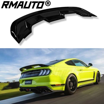 RMAUTO GT500 סגנון אחורי לרכב המטען ספוילר אמיתי סיבי פחמן כנף מכסה עבור פורד מוסטנג 2015-2021 ספוילר אחורי הכנף החיצוני חלקים