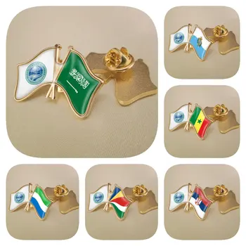 SCO וסן מרינו ערב הסעודית סנגל סרביה, איי סיישל, סיירה לאונה בגד החברות דגלים סיכה סיכות דש תגים
