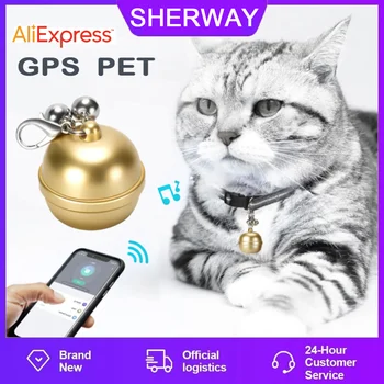 SHERWAY G15 מיני חתול מחמד GPS Tracker אנטי-אובדן מכשיר שרשרת אנטי-אובדן מכשיר הכלב חיית המחמד איתור חכם למצוא אוטומטי