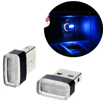 USB מנורה דקורטיבית תאורת LED עבור רנו קליאו 3 אופל קורסה אופל meriva מגאן 4 dacia sandero stepway לאון fr