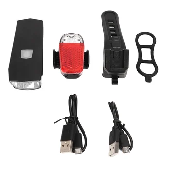 אור להגדיר 200mah קל להתקין פנס האופניים USB טעינה עמיד למים LED עמיד חוצות