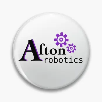 אפטון רובוטיקה לוגו רך כפתור סיכת מתכת נוי עיצוב מתנת מאהב יצירתי חמוד כובע, צווארון, תכשיטים תג בגדים הסיכה