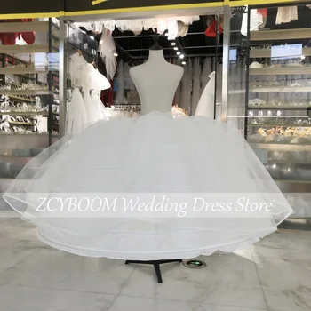 במלאי מכירה חמה 7 חישוק 2023 שמלת נשף עצם מלא קרינולינה התחתונית עבור שמלת כלה חצאית חתונה אביזרים 140cm קוטר