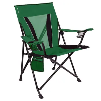ג ' ספר כפול XXL נייד כבד למבוגרים כיסא קמפינג, ירוק, פתח גודל 28.3 ב. L x 39.5 ב. W x 40 ש
