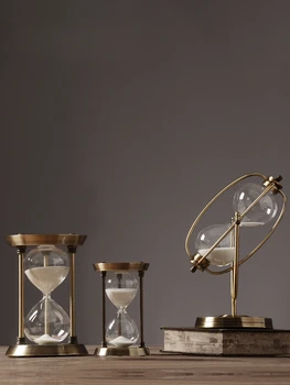 המטאל האירופאית זמן שעון חול יצירתי אישיות במשרד יין הקבינט, מחקר בבית קישוטים אור יוקרה high-end קישוטים