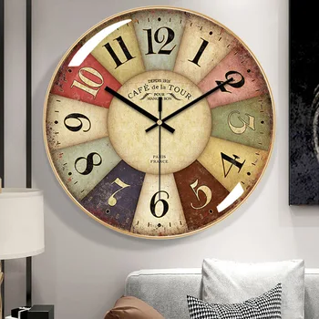 הסלון שעון פשוט יצירתי קיר שעון קיר שעון הביתה קישוט עיצוב שעונים גן