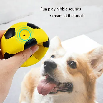 חיות מחמד עבור כלבים קטנים צעצועים צ ' יוואווה מעשי בוטיק Latex טבעי כדורים אנטי ביס אינטראקטיבי מחמד סקוויק הכלב ללעוס הכשרה צעצועים