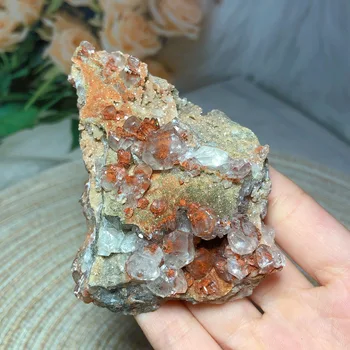 טבעי קריסטל יהלום קלציט דגימה גלם אבן אנרגיה רייקי קישוט ריפוי קישוט הבית עיצוב חדר המתנה