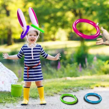 לזרוק מעגל מיני לאסו צעצוע מלחכים את המשחק כלב מחמד הילדים במעגל לזרוק זורק טבעת טבעת חזוק צעצוע ספורט מלכודת