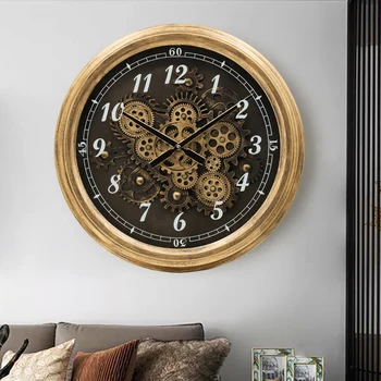 מטבח משובח שעון קיר דיגיטלי מנגנון ידיים השינה יוצא דופן שקט שעון קיר רטרו Horloge Murale עיצוב הבית YX50WC