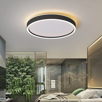 מינימליסטי מודרני נברשות חדר שינה סלון אור luminarias AC85-265V LED תקרה נברשת הברק עיצוב חדר