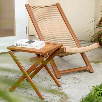 מרפסת עץ החוף סלון כסאות קומה שיזוף כיסא המחשב שקית שעועית חיצוני מעצב Poltrona רהיטי גן LJX40XP