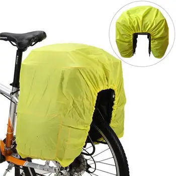 עמיד למים אופניים כיסוי גשם על אופניים התיק הרים אופני כביש מושב אחורי מתלה PackBag עמיד למים פלסטיק תיק מטען כיסוי גשם