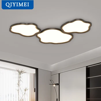 ענן פנימי מנורת נברשת אורות חיה חדר האוכל המטבח תלוי אור הברק לבן שחור עיצוב הבית Lusters Luminair