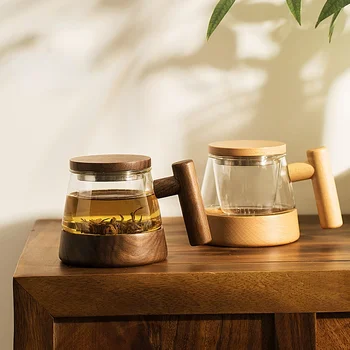 ערך גבוה כוס מים ותה הפרדה כוס תה המשרד בסגנון יפני פשוט יצירתי מגנטי גביע
