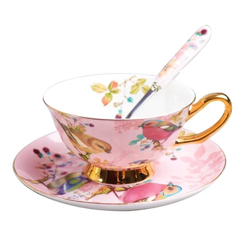 פסטורליות בסגנון אירופאי כניסה לאקס כוס קפה להגדיר ריחניים קומקום נר תה הביתה יצירתי ערכת תה