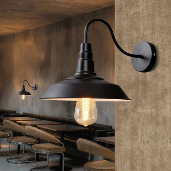 רטרו תעשייתי על הקיר המנורה מקורה אסם המוסך וינטג ' גוף תאורה רב תכליתי מנורות קיר יצירתי קישוט