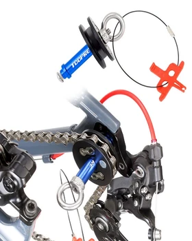 שרשרת אופניים השומר מחזיק שרשרת אופניים בעל נוח גמיש שרשרת מנקה כלים לרכיבה על אופניים, אביזרי אופניים