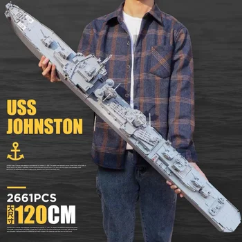 תואם לגו WW2 צבאי ספינת מלחמה אבני הבניין צוללות דגם ערכת חייל נשק סירה לבנים ילד צבאי צעצועים להגדיר